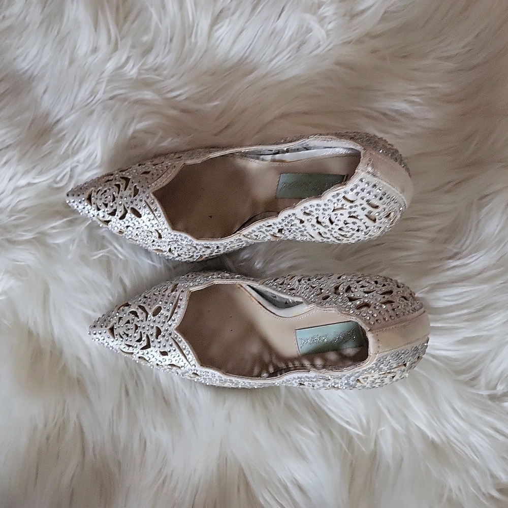 Blue by Betsey Johnson Sb-Elsa  diamond  heels - Picture 5 of 12